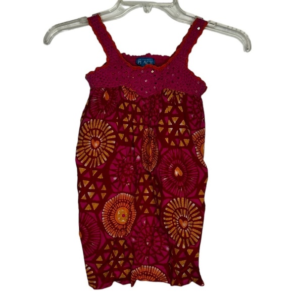 The Children's Place Cotton Crocheted Sundress Top - Picture 1 of 6